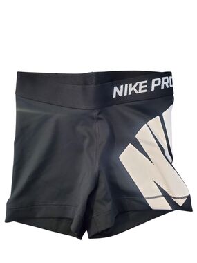 Nike Black and White Pro Compression Shorts